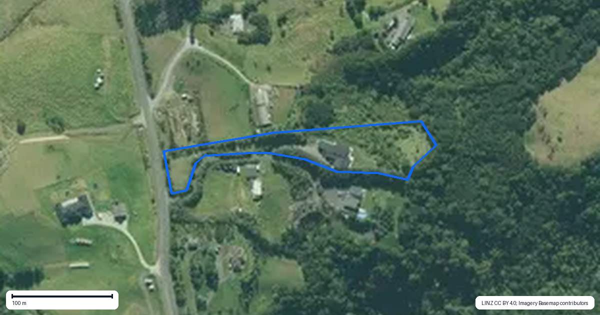 Property context map for 48B Garbolino Road, Mangawhai