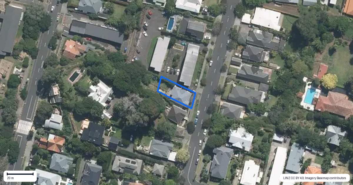 Property context map for 51 Esplanade Road, Mount Eden, Auckland