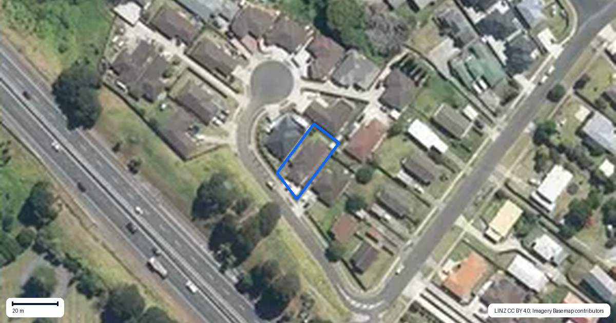 Property context map for 7 Capital Place, Papatoetoe, Auckland