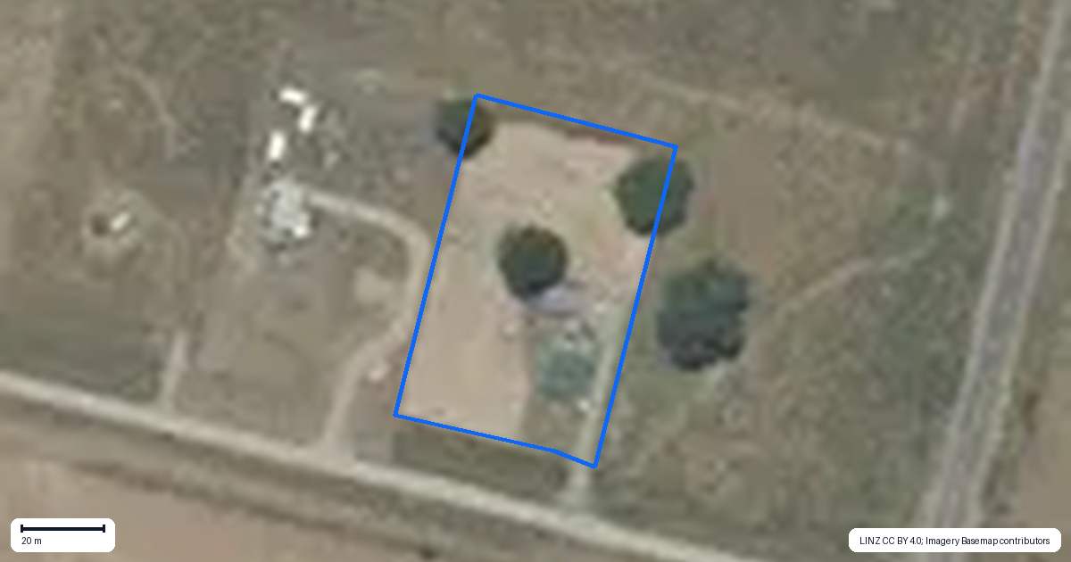 Property context map for 4 Sedgwick Street, Tikokino