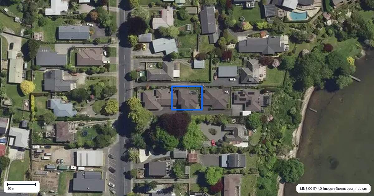 Property context map for 117B Kawaha Point Road, Kawaha Point, Rotorua