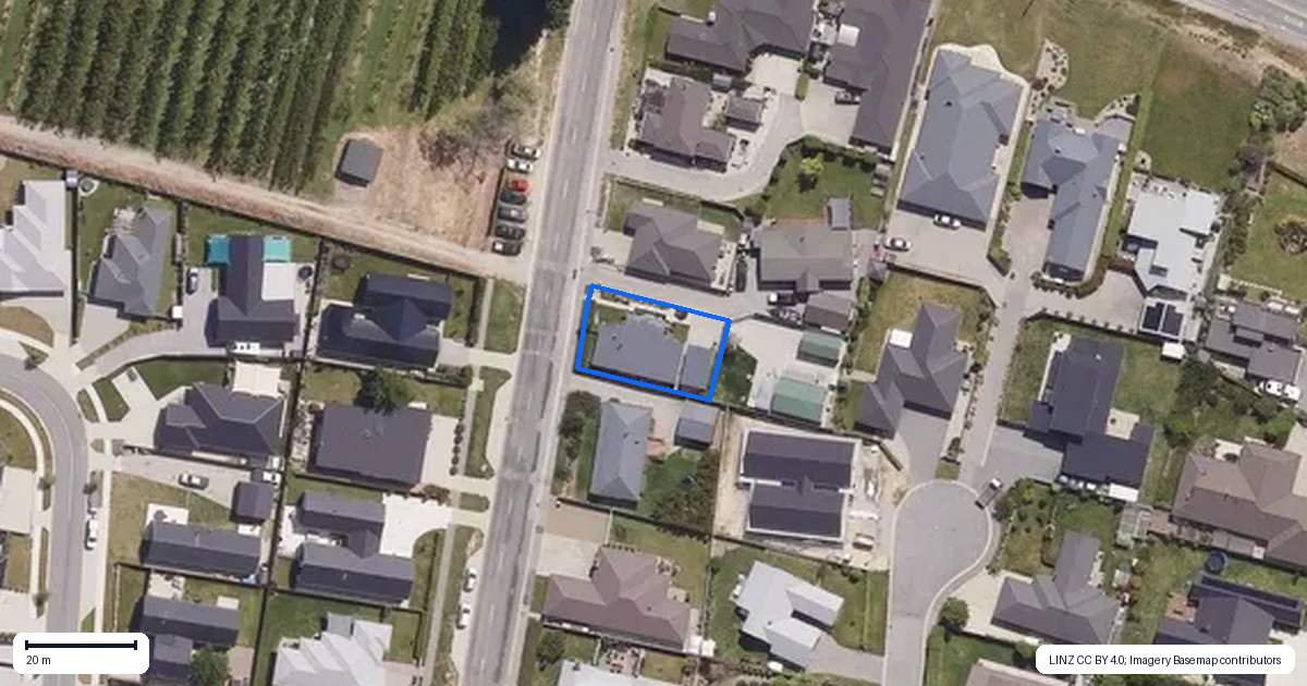 Property context map for 4B Alpha Street, Cromwell