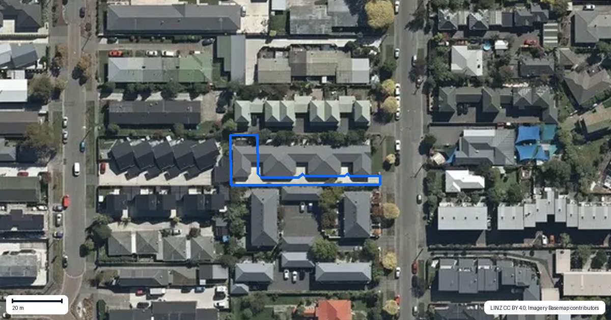 Property context map for 57F Champion Street, Edgeware, Christchurch