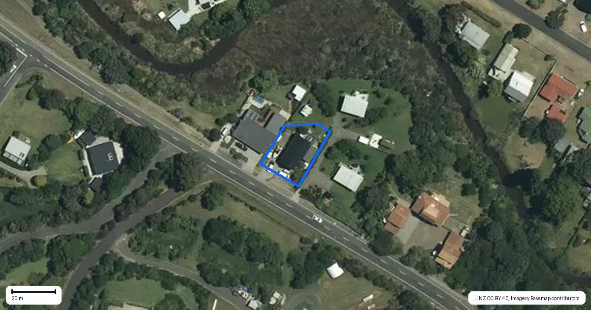 Property context map for 898 Purangi Road, Cooks Beach, Whitianga