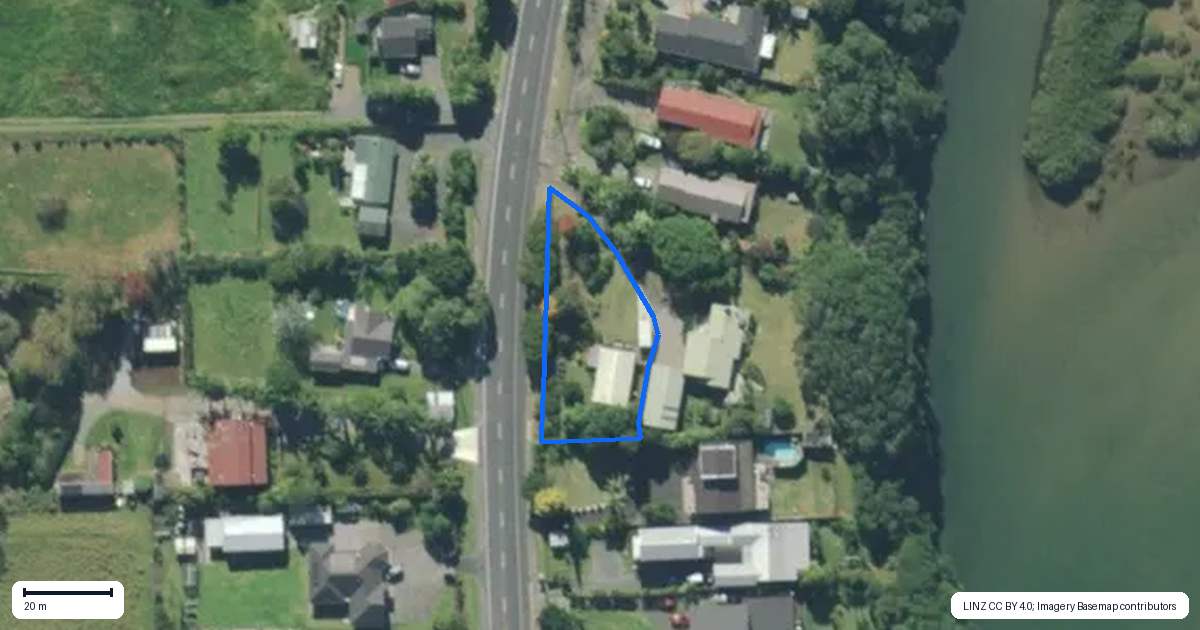 Property context map for 88B Marsden Point Road, Ruakaka