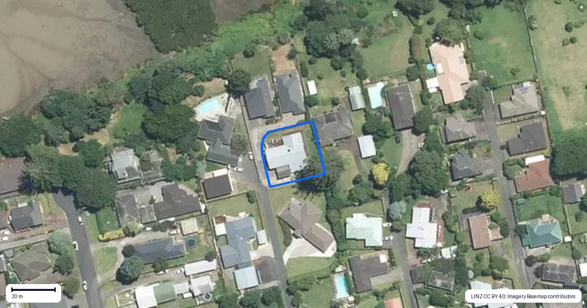 Property context map for 51 Youngs Road, Papakura
