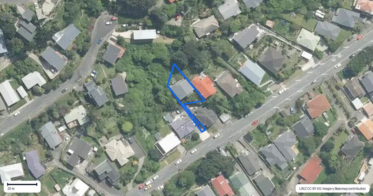 Property context map for 62 Severn Street, Island Bay, Wellington
