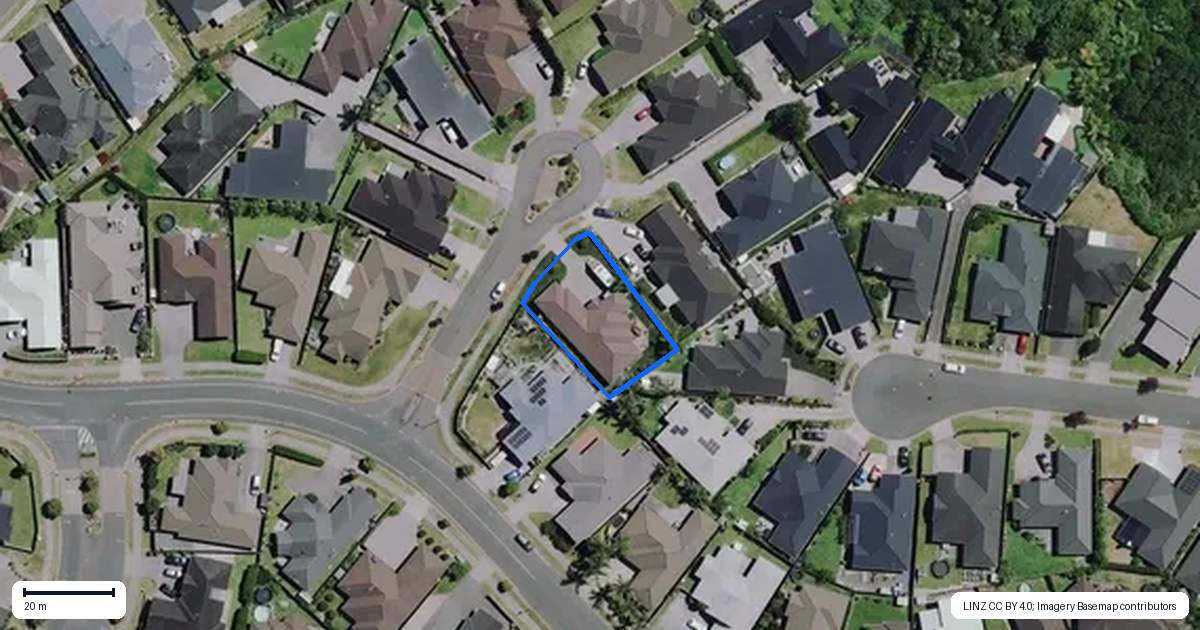 Property context map for 6 Kentwood Place, Flagstaff, Hamilton