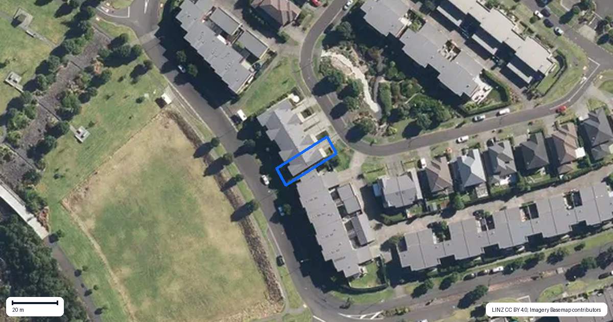 Property context map for 13 Tephra Boulevard, Stonefields, Auckland