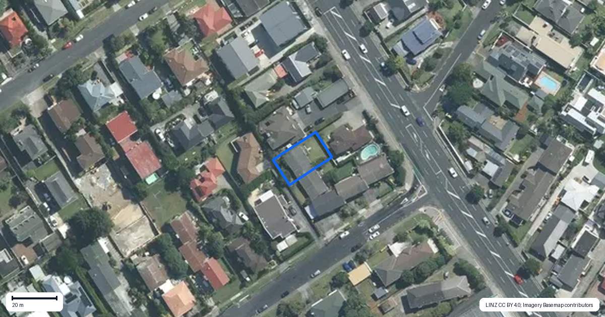 Property context map for 1A Hart Road, Hauraki, Auckland