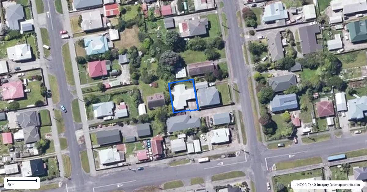 Property context map for 42A Peel Street, Westport