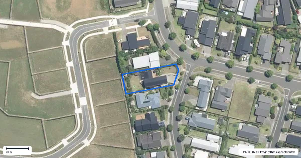 Property context map for 27 Stockyard Crescent, Pukekohe