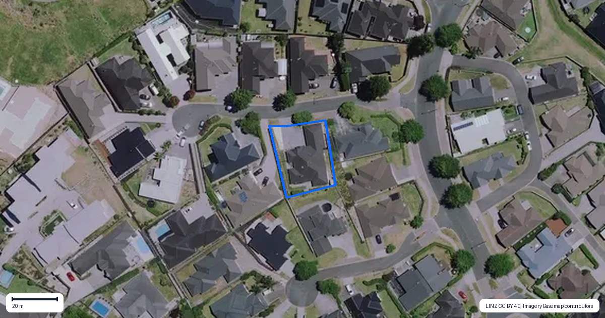 Property context map for 3 Highview Court, Flagstaff, Hamilton