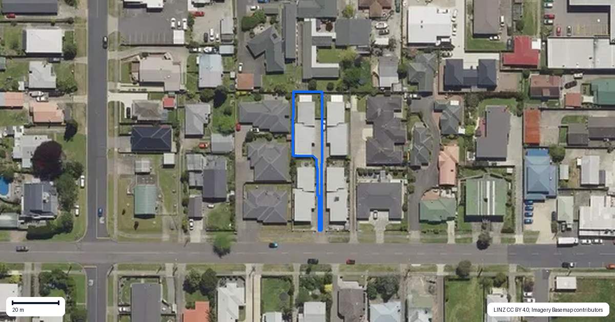 Property context map for 3/18 Victoria Avenue, Whakatane