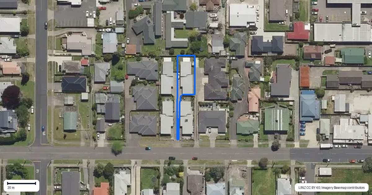 Property context map for 4/18 Victoria Avenue, Whakatane