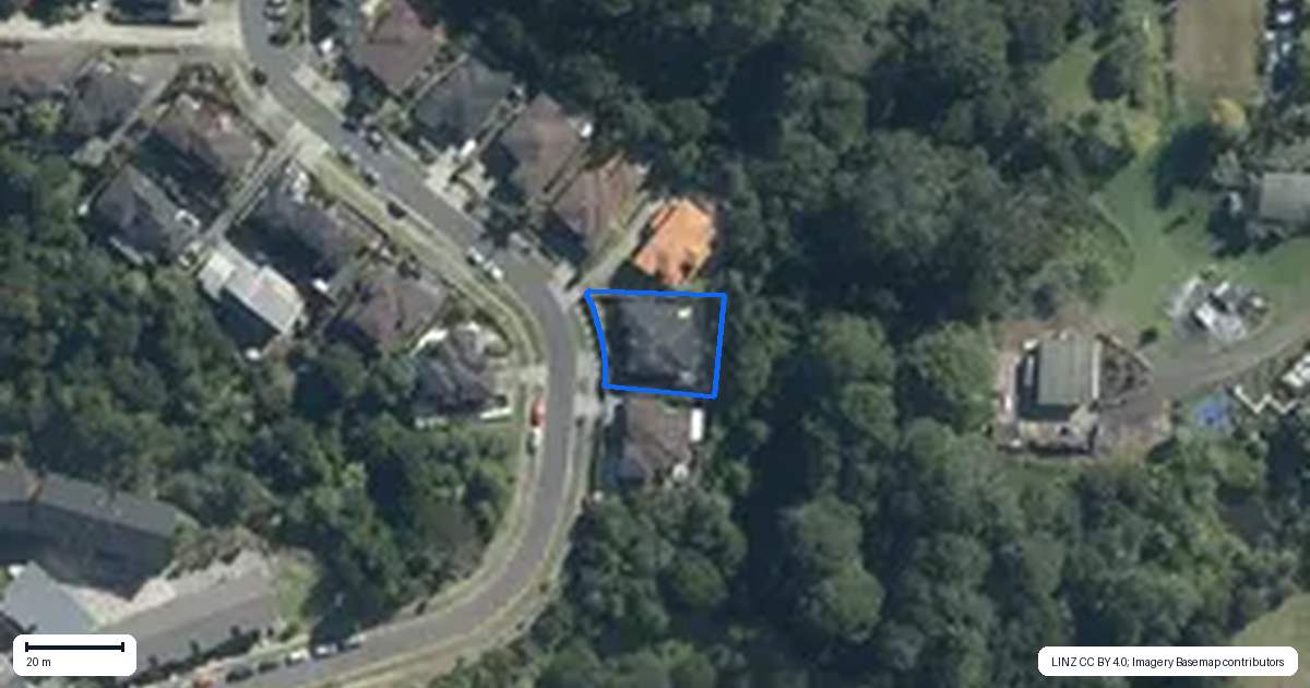 Property context map for 23 Silver Moon Road, Albany Heights, Auckland