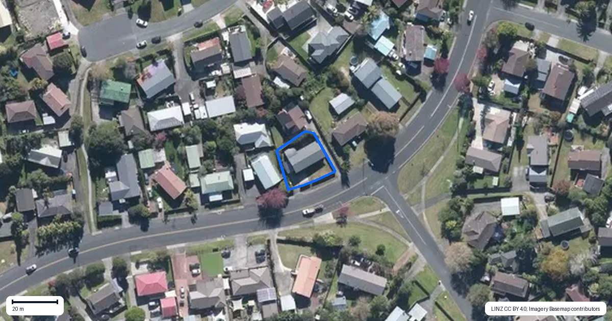 Property context map for 138 Moire Road, West Harbour, Auckland