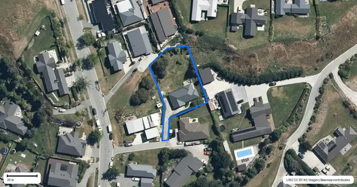 Property context map for 35 Rere Road, Lake Hayes, Queenstown