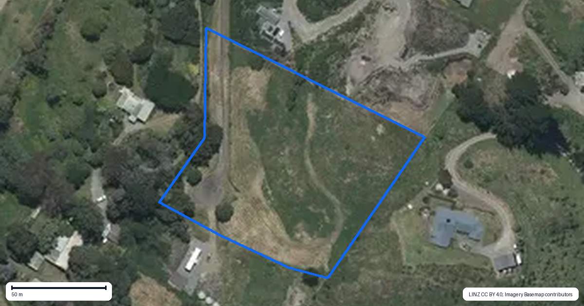 Property context map for 191 Peka Peka Road, Peka Peka, Waikanae