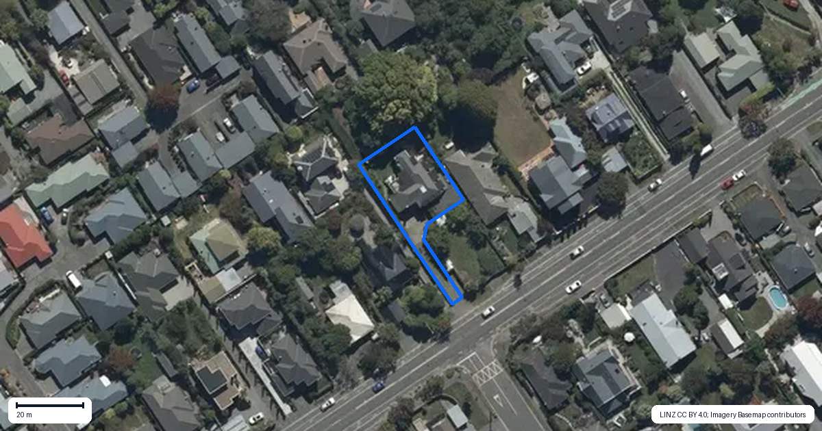 Property context map for 177 Blighs Road, Strowan, Christchurch
