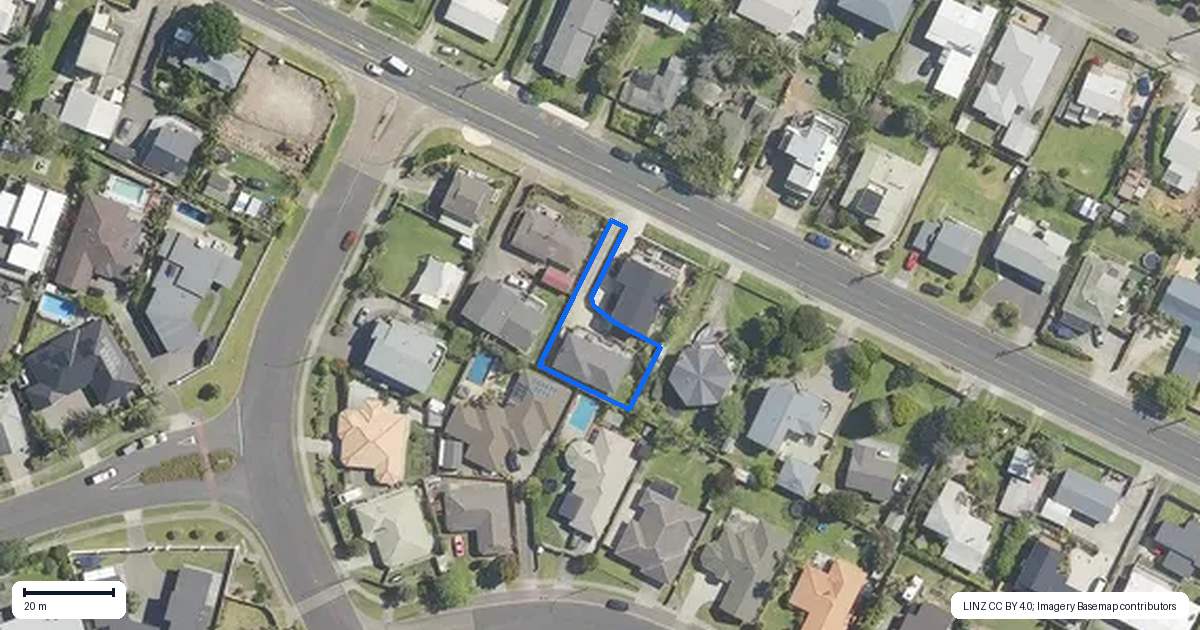 Property context map for 1154B Papamoa Beach Road, Papamoa Beach, Papamoa