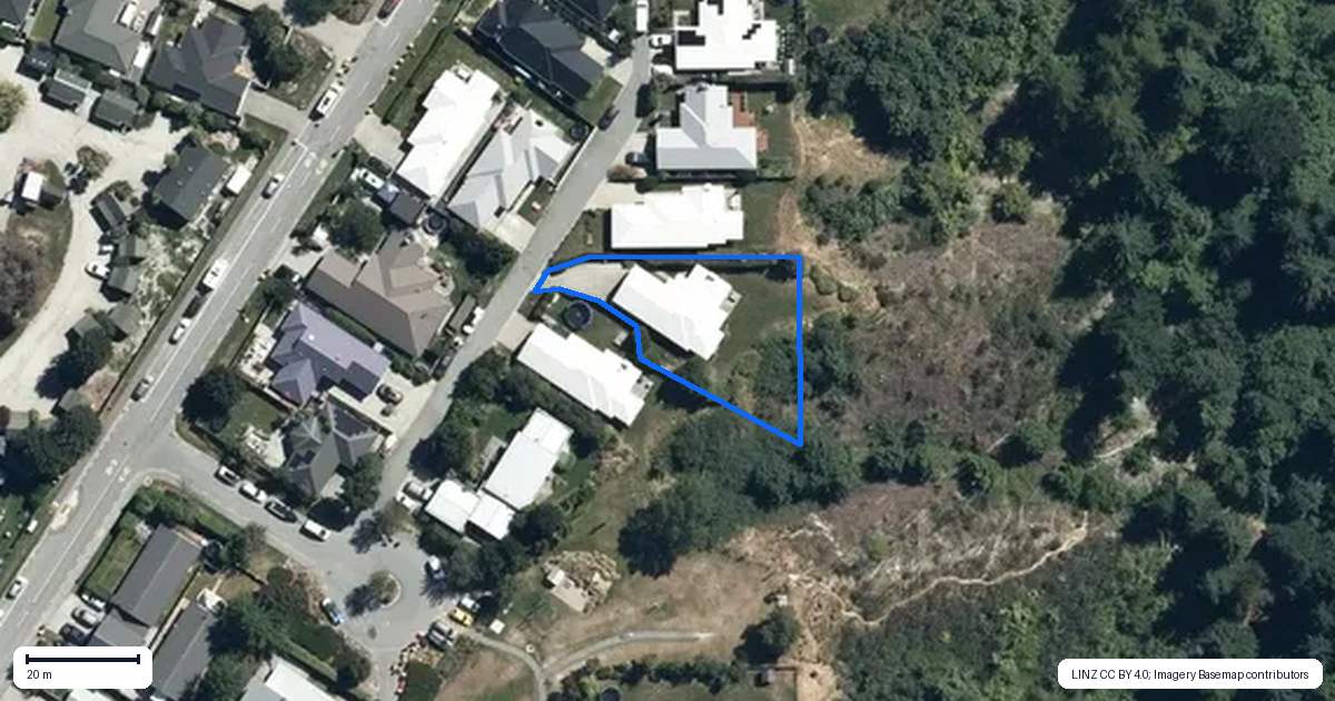Property context map for 7 Maple Court, Arthurs Point, Queenstown