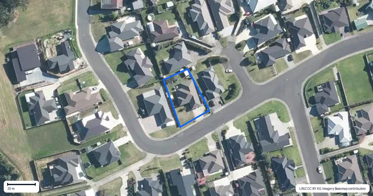 Property context map for 29 Harbour Crest Drive, Waiuku