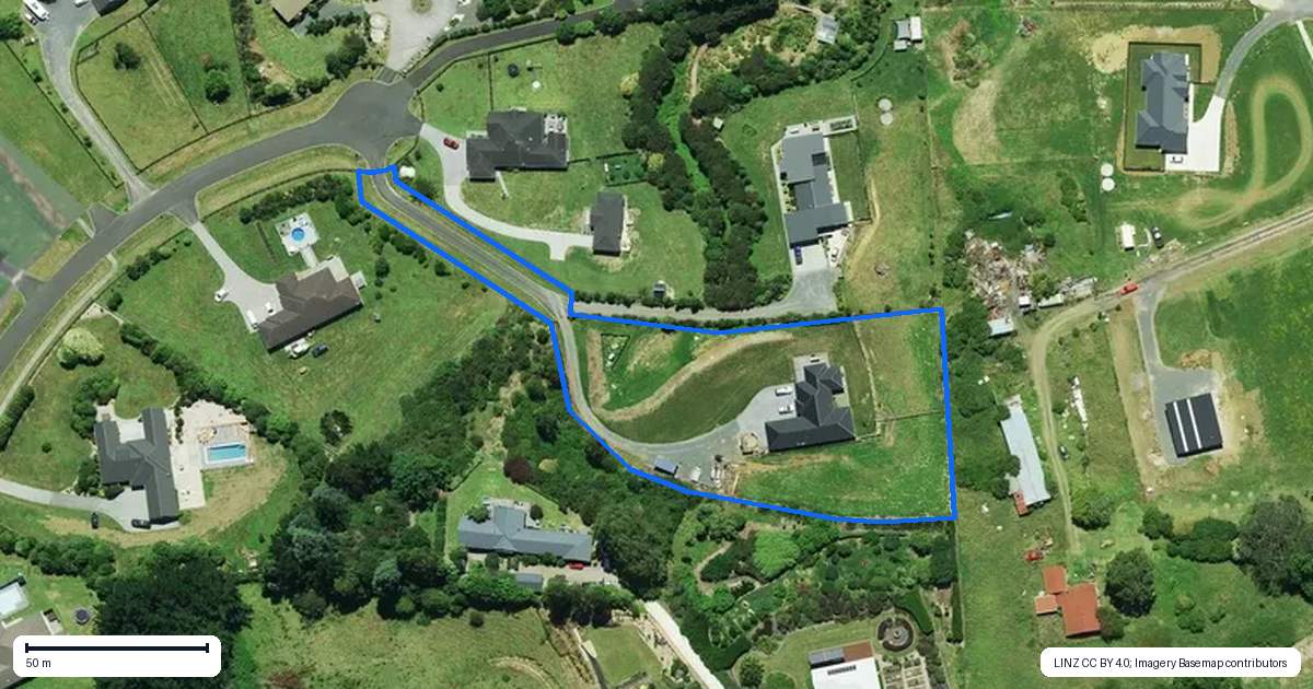 Property context map for 36A Awatea Road, Whatawhata, Hamilton