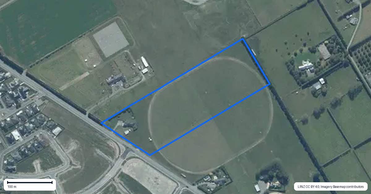 Property context map for 4 Kansas Road, Rolleston