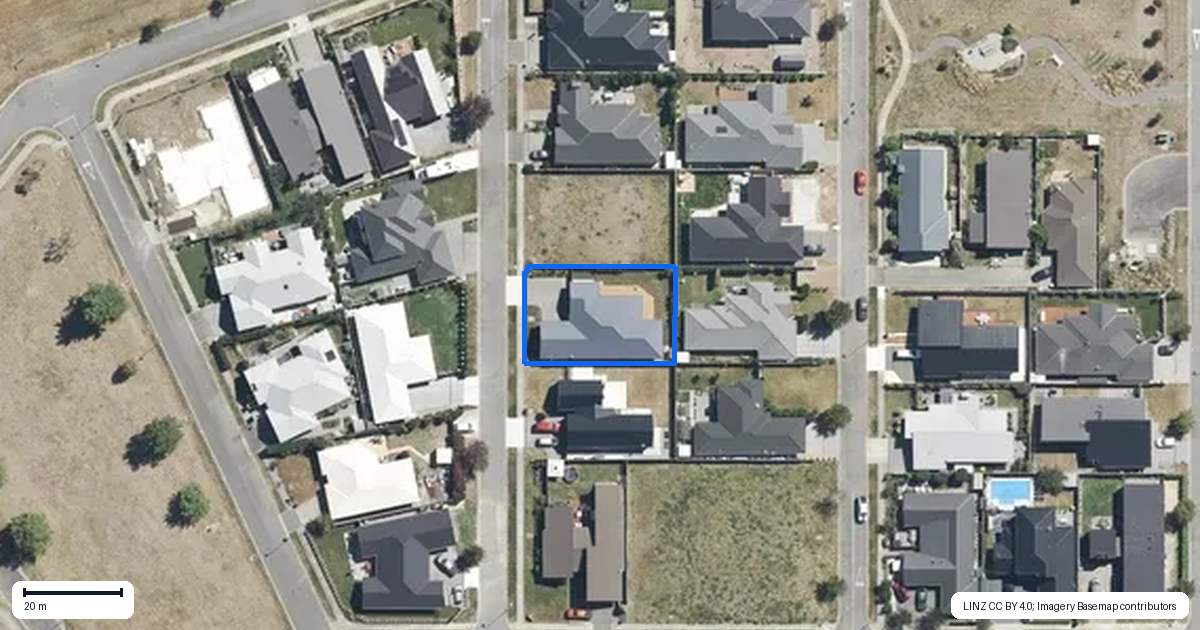 Property context map for 6 Pahua Street, Pegasus