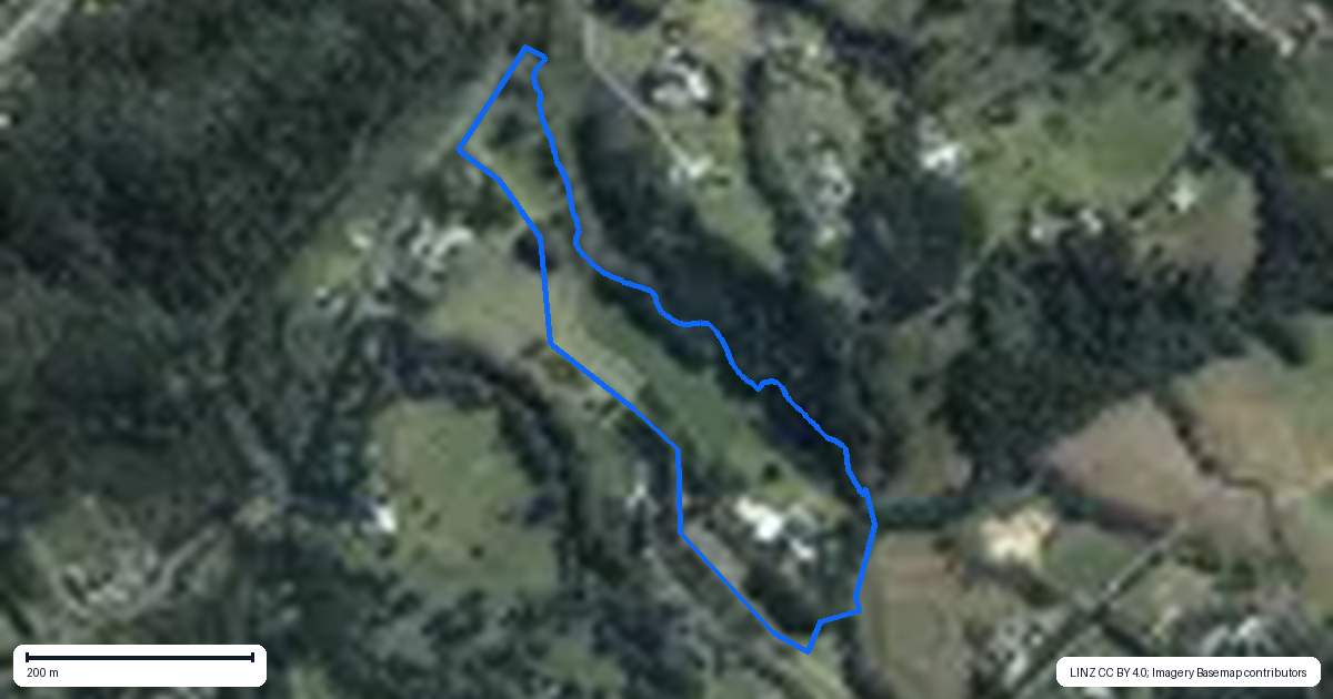 Property context map for 228 Sunnyside Road, Coatesville