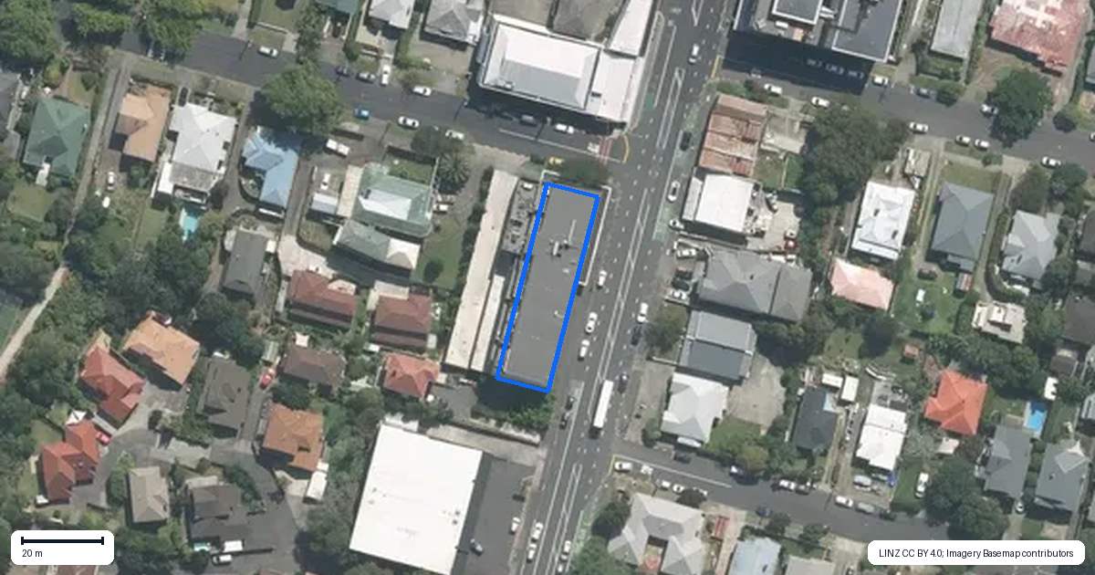 Property context map for G01/433 Dominion Road, Mount Eden, Auckland