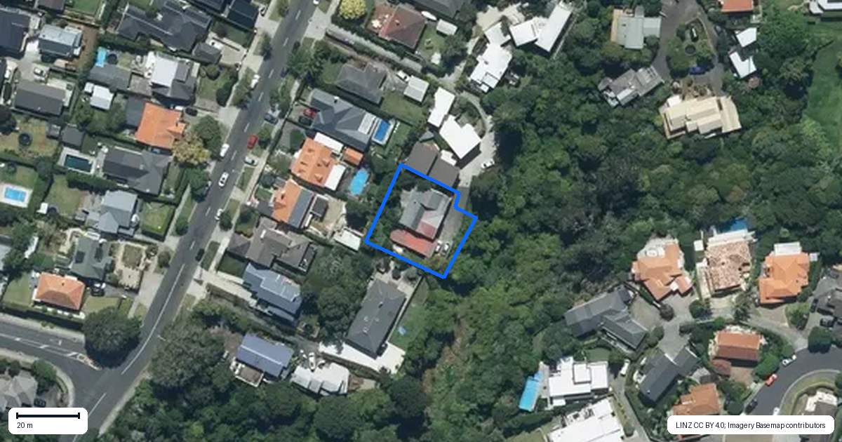 Property context map for 109 Meadowbank Road, Meadowbank, Auckland