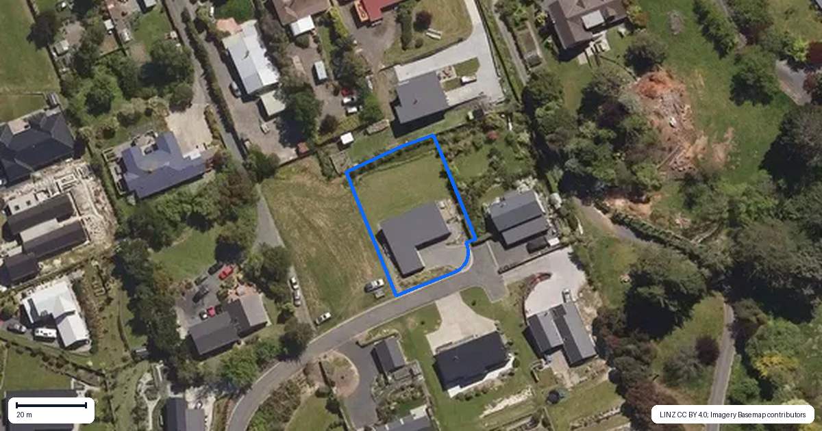 Property context map for 9 Pinfold Place, Mosgiel