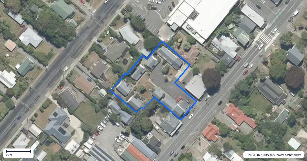 Property context map for 138 Main Street, Greytown