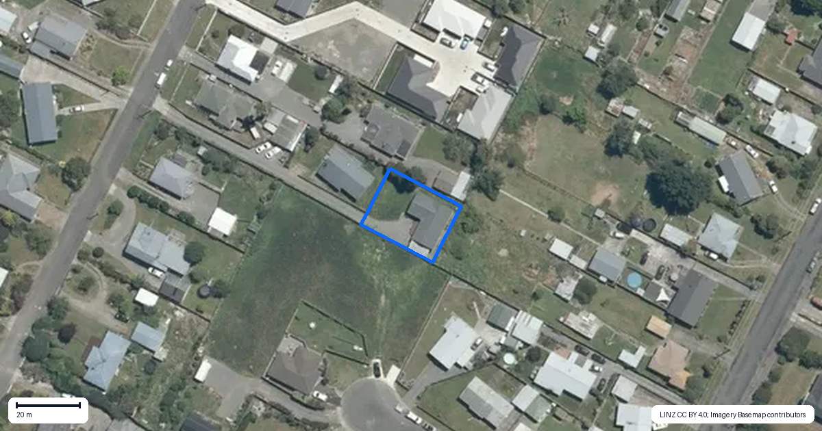 Property context map for 12A Guy Street, Waipawa