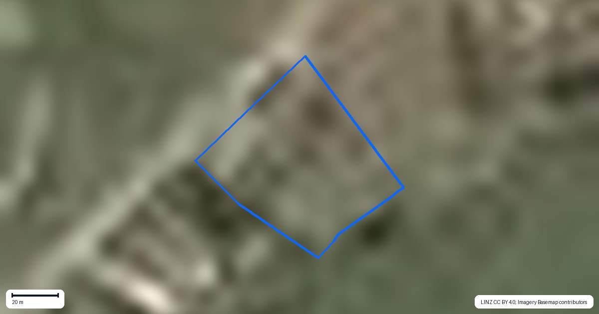 Property context map for 40 River Road, Otane
