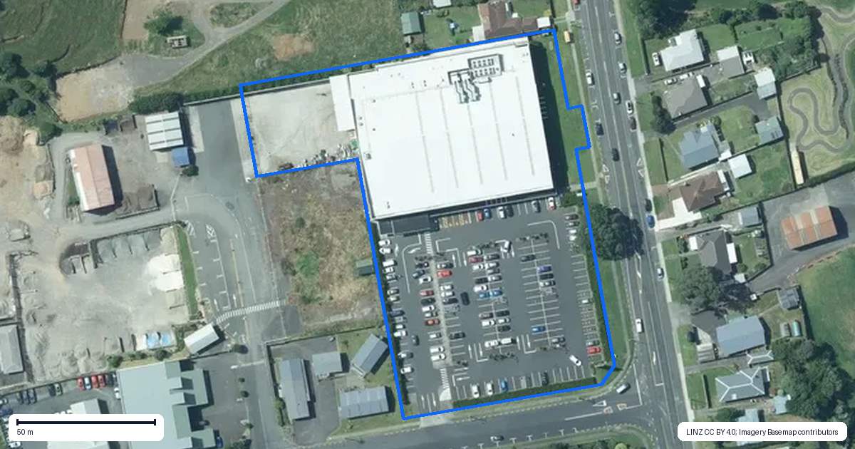 Property context map for 6 Manadon Street, Spotswood, New Plymouth