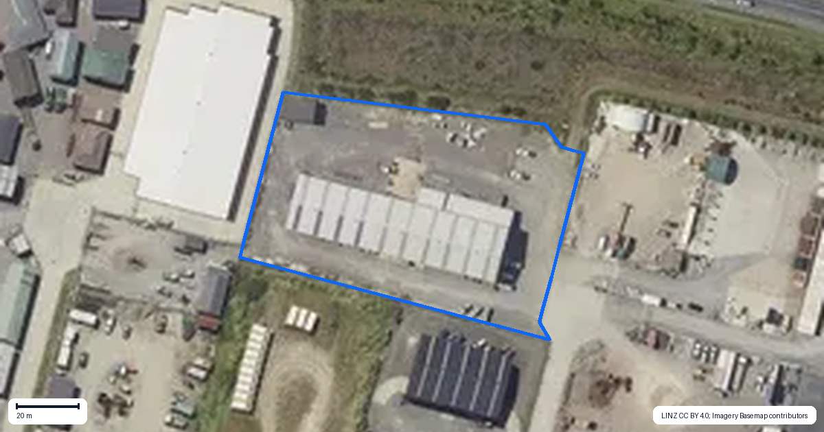 Property context map for 57A Mill Road, Coastlands, Whakatane