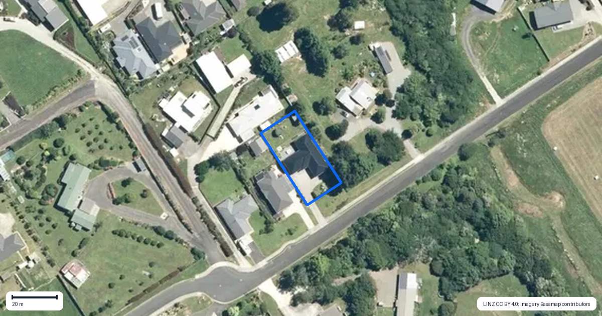 Property context map for 102 Bradford Street, Waihi