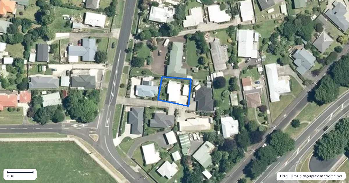Property context map for 10D Kensington Road, Waihi