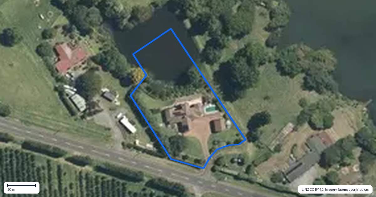 Property context map for 45 Raynes Road, Rukuhia, Hamilton