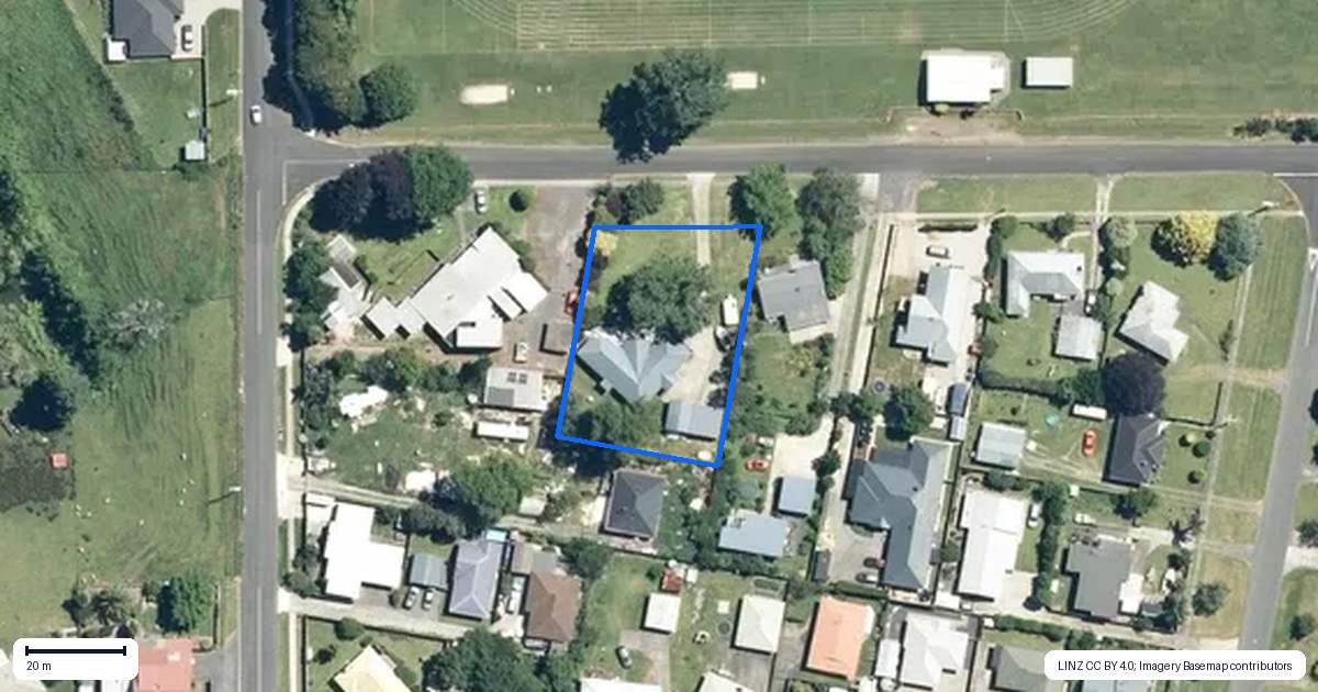 Property context map for 2A Rata Street, Waihi