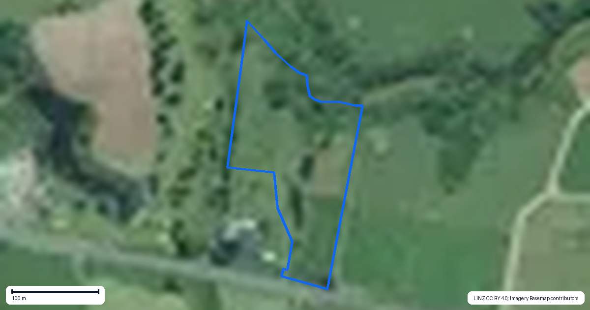 Property context map for 1516B Gordonton Road, Taupiri