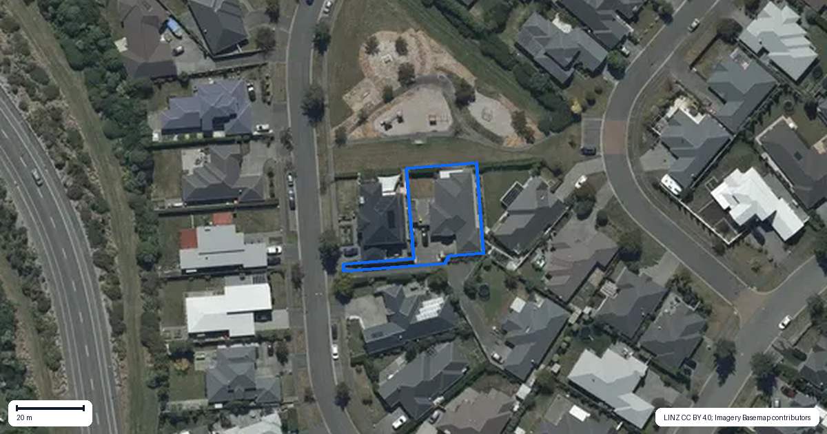 Property context map for 14 Mariposa Crescent, Aidanfield, Christchurch