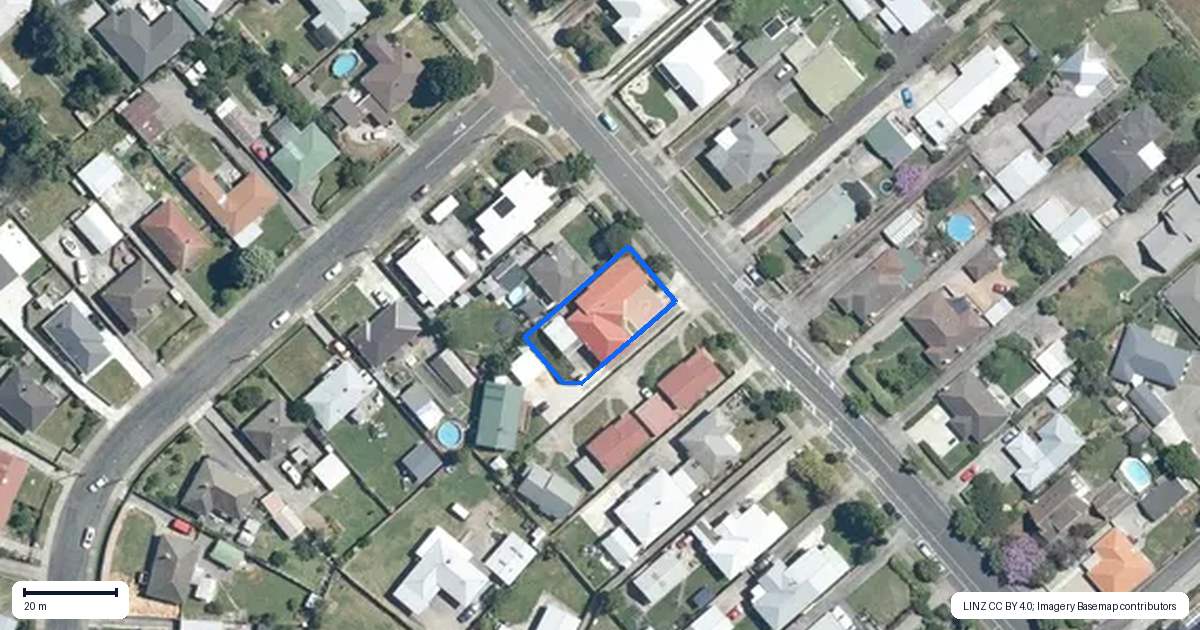 Property context map for 404 Gascoigne Street, Raureka, Hastings
