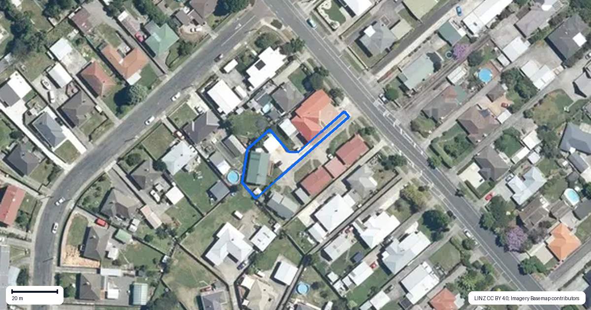 Property context map for 404A Gascoigne Street, Raureka, Hastings