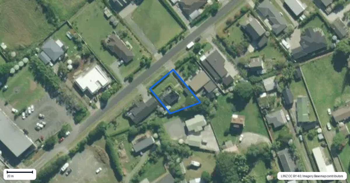 Property context map for 8 Dune View Drive, Mangawhai
