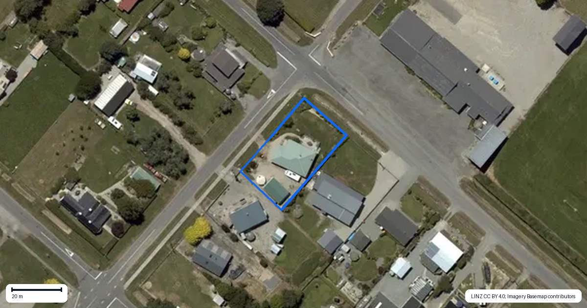 Property context map for 56 Blaydon Street, Waikaia