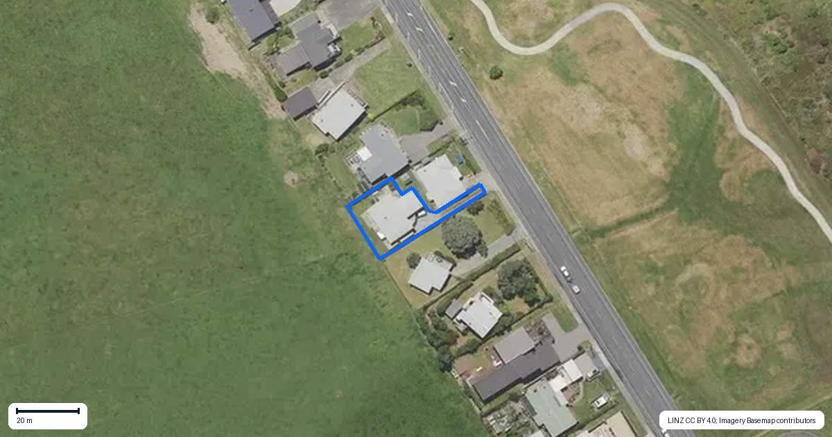Property context map for 114B Seaforth Road, Waihi Beach